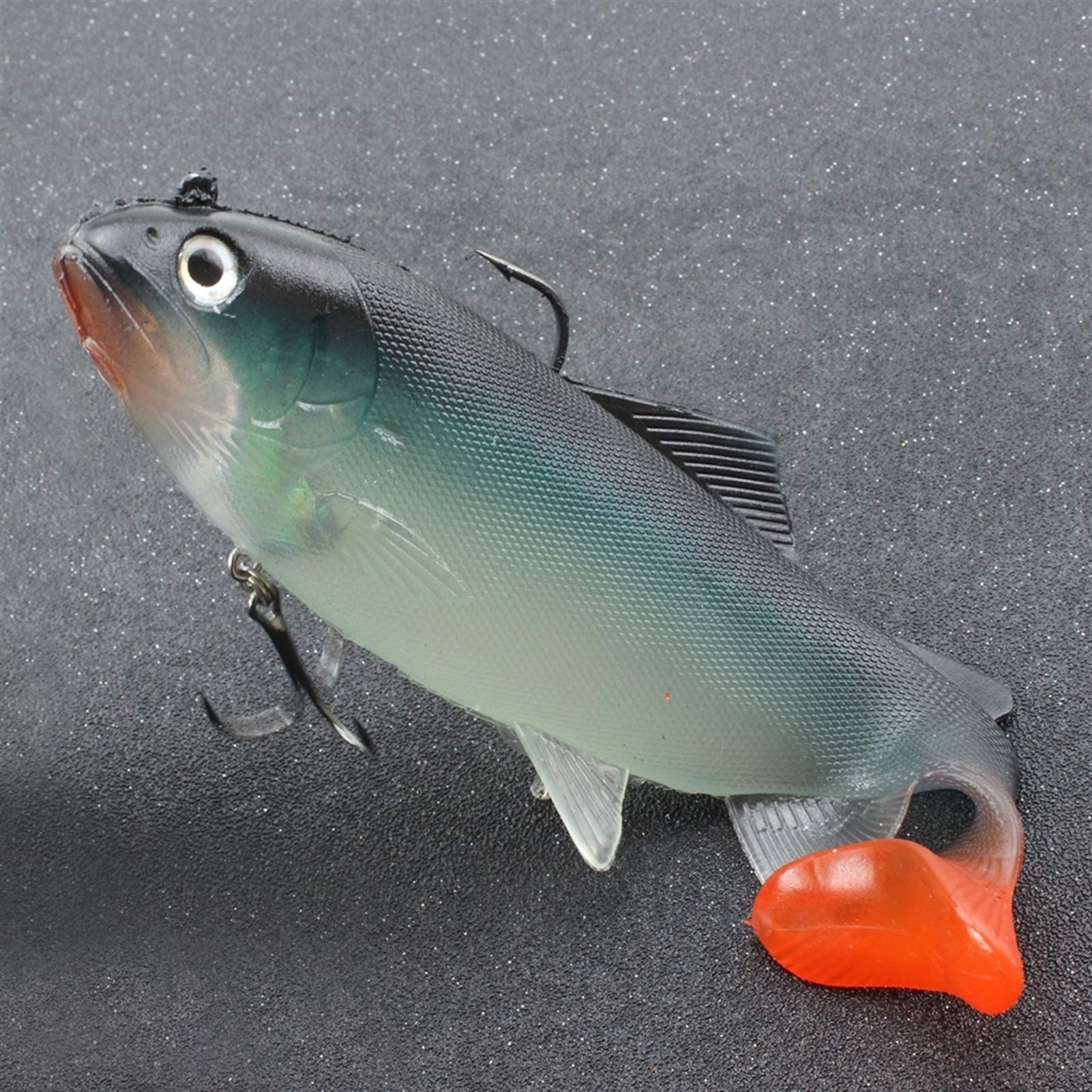 Esca Da Pesca In Silicone Morbido Con Occhi 3D - 15 Pezzi Per Pesca Sportiva - Foto 14