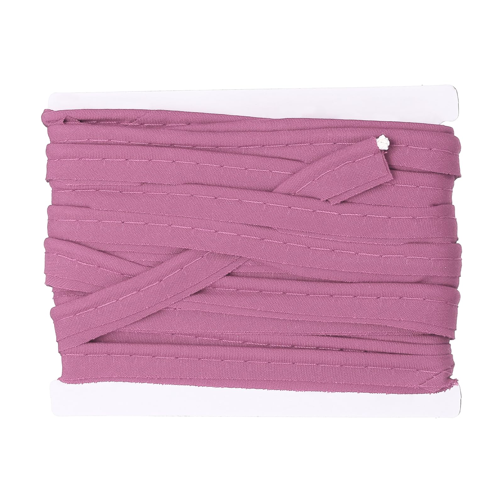 sourcing map Piping Trim Bias Tape, 3/8 Inch 6 Yards Cotton Folding Binding Tape with Welting Cord, Decorative Sewing Trim for Home Decor Sewing DIY Crafting Clothing Fabric Edge, Red Violet