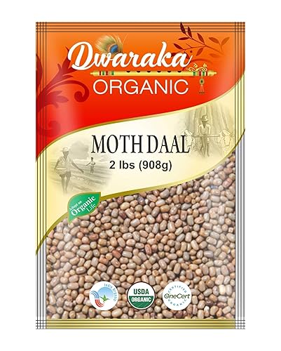 Dwaraka - Lentil orgánico para polillas de la marca USDA (32.03oz)