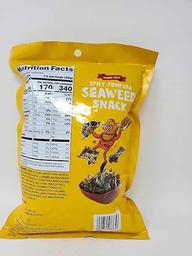 Miniatura 2 de Trader Joe's - Bocadillo picante de algas marinas tempura (algas crujientes cubiertas con masa de tempura y sazonado con condimento estilo