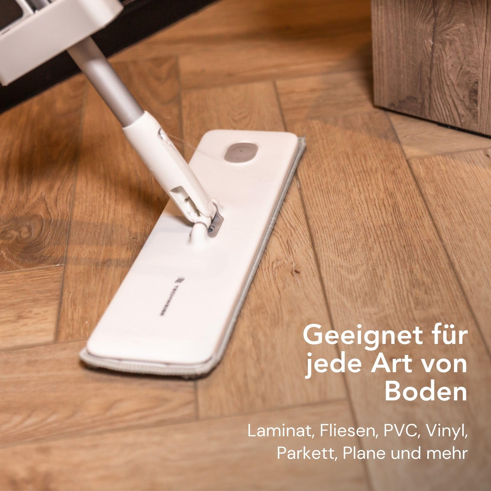 4-in-1 Wischmopp Set mit Eimer, Sprühfunktion, und Auswringfunktion - Mop Set, Bodenwischer