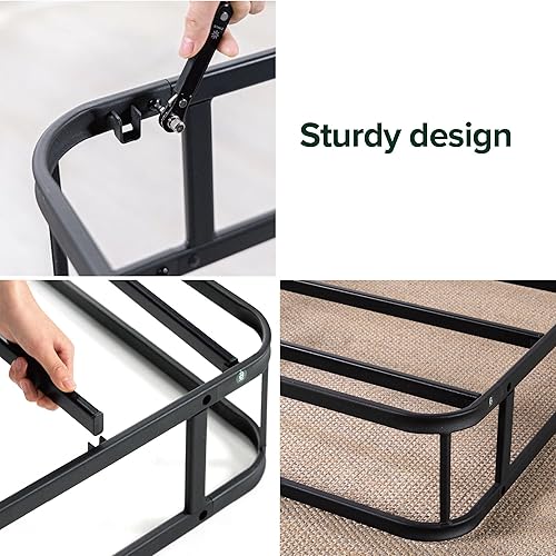 Miniatura 6 de Sommier inteligente de 7 pulgadas Zinus  base de colchón  estructura de acero fuerte  armado fácil requerido Acero