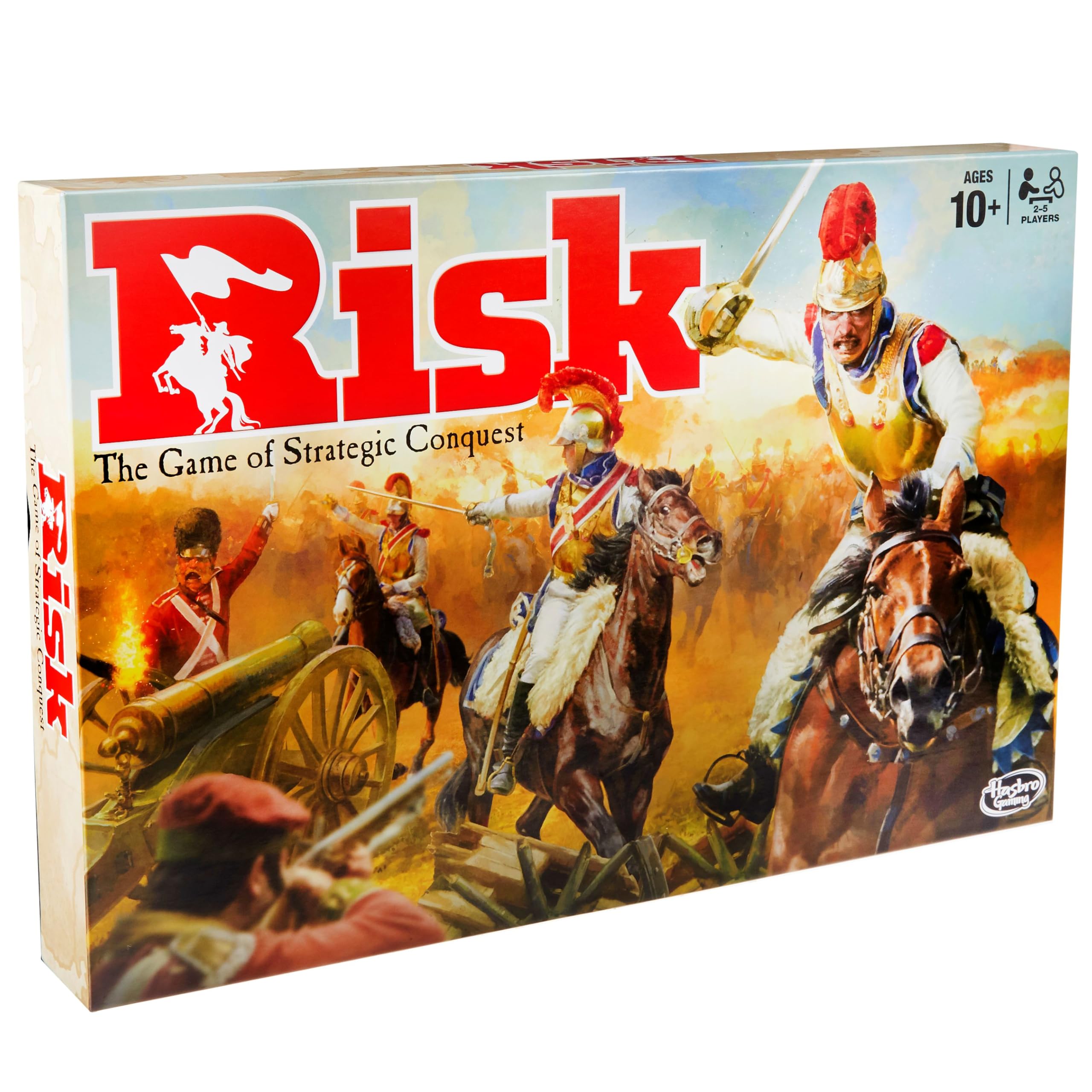 Hasbro Gaming RISK Strategy Board Game (Updated Figures Edition), Global Domination Tactics for Families & Adults, 2–5 Players, Ages 10+, Strategic Play, Perfect Game Night Pick For Families