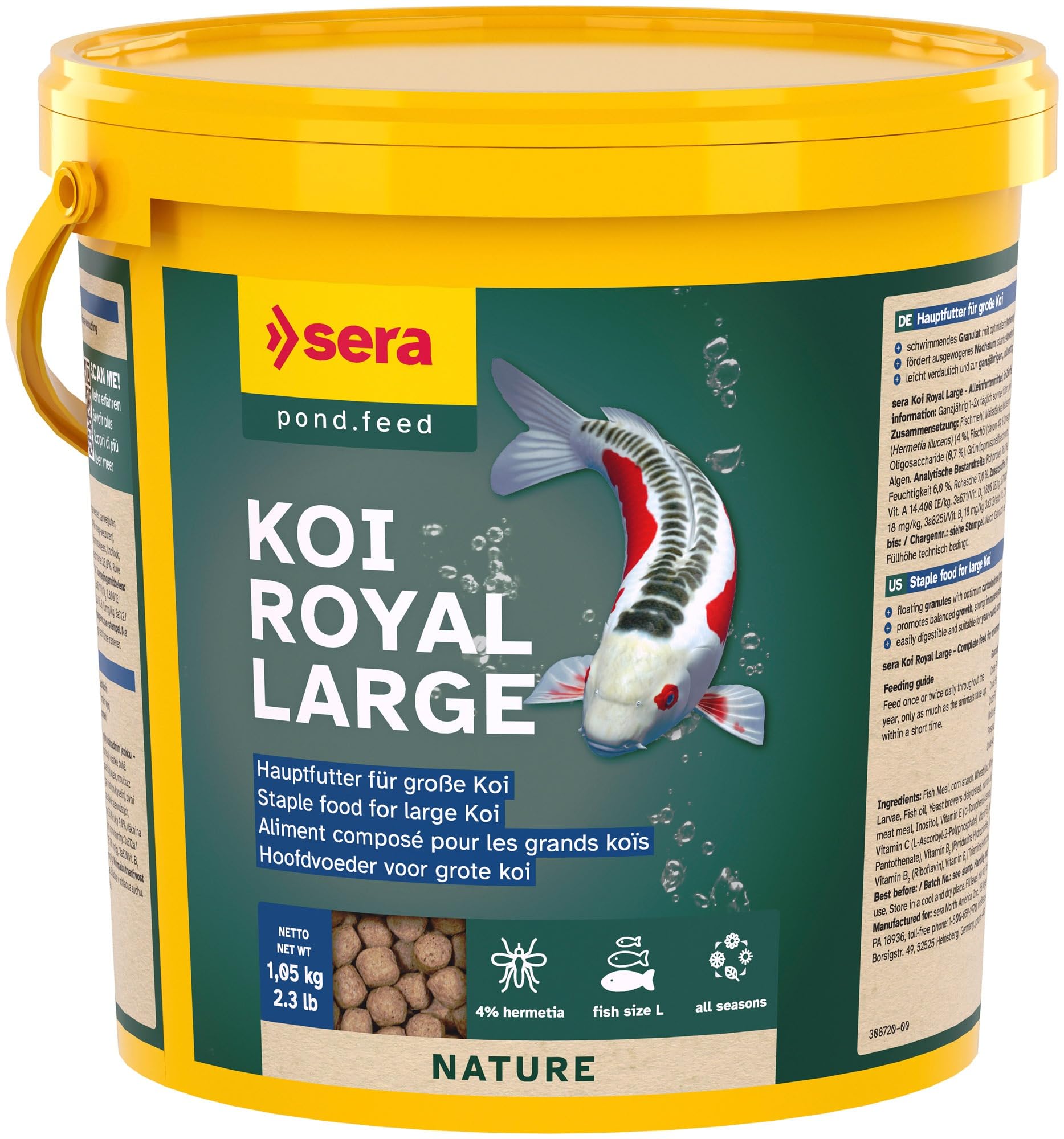 sera Koi Royal, Grande, 3.8 L
