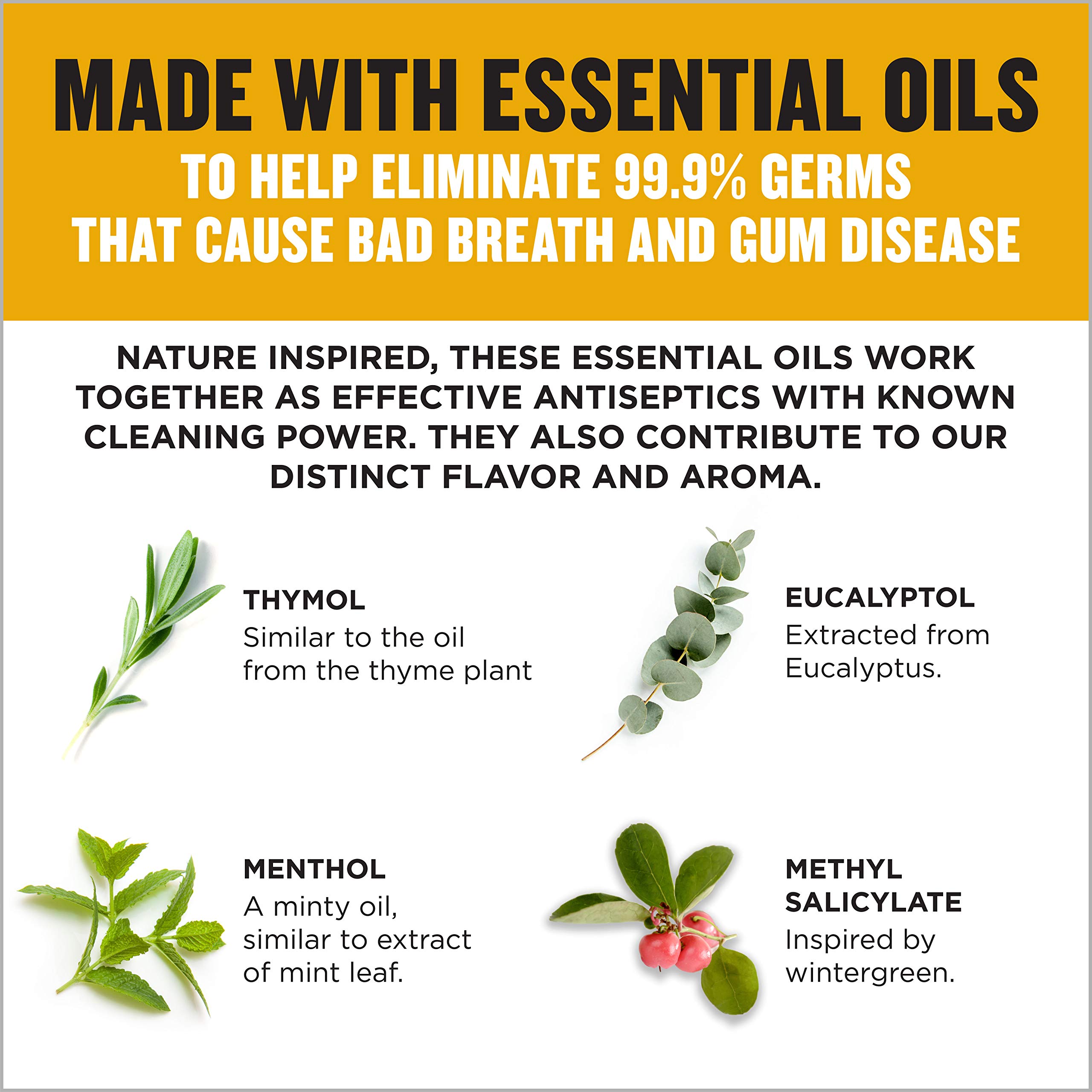 Listerine Original Antiseptic Oral Care Mouthwash to Kill 99 of Germs