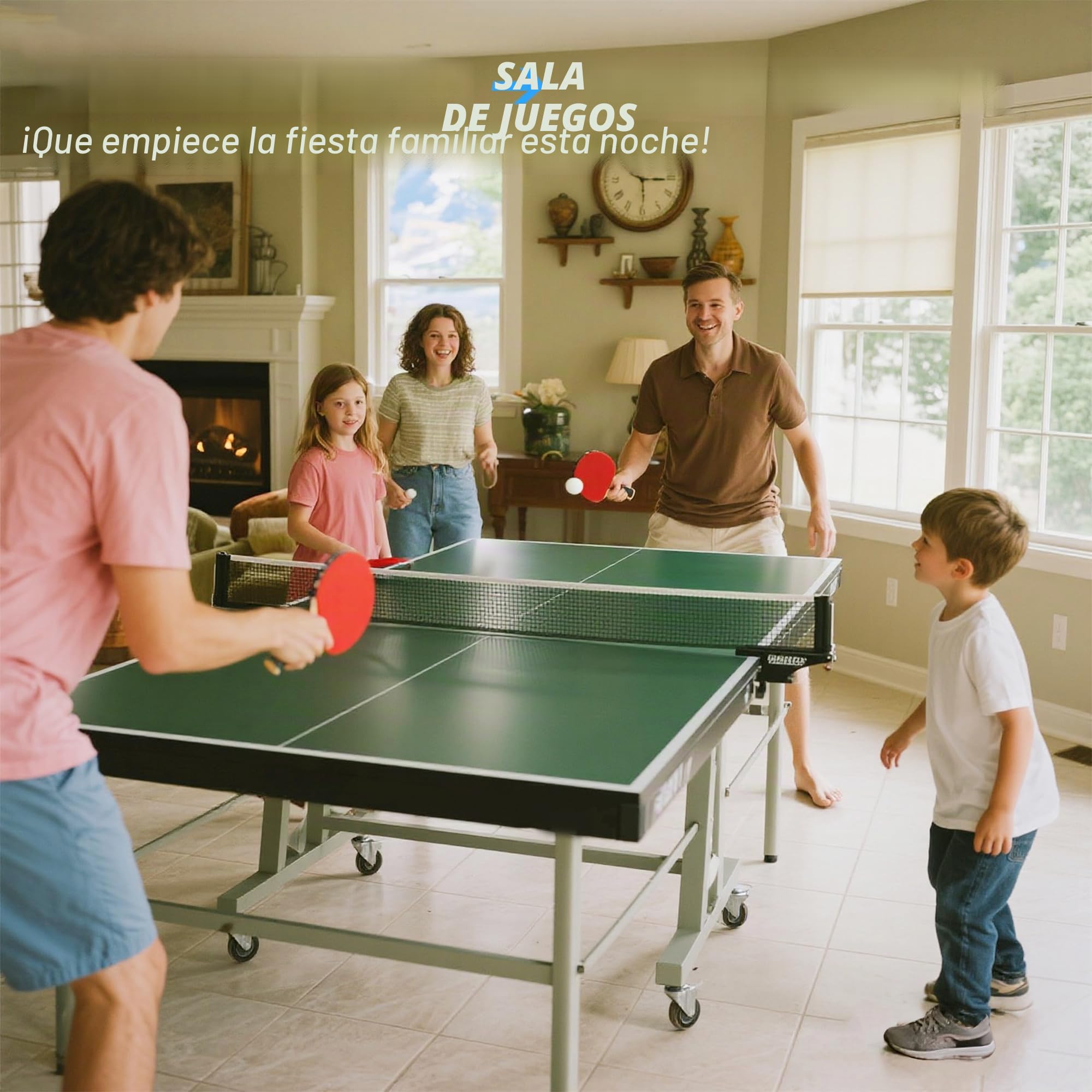 Juego de Raquetas de Tenis de Mesa,con Estuche de Transporte(Beginner Play)