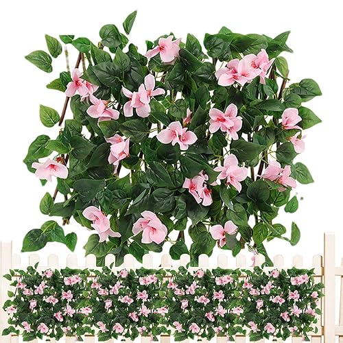 Balcony Privacy Screen Leaves,Faux Ivy Artificial Decorative Petunia,Artificial Leaves Fence