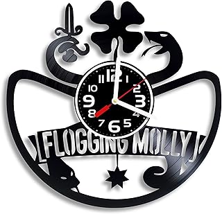 Flogging Molly vinyl wall clock, Flogging Molly gift for any occasion, Christmas, Valentine's Day, Birthday, Holiday, Housewarming Present