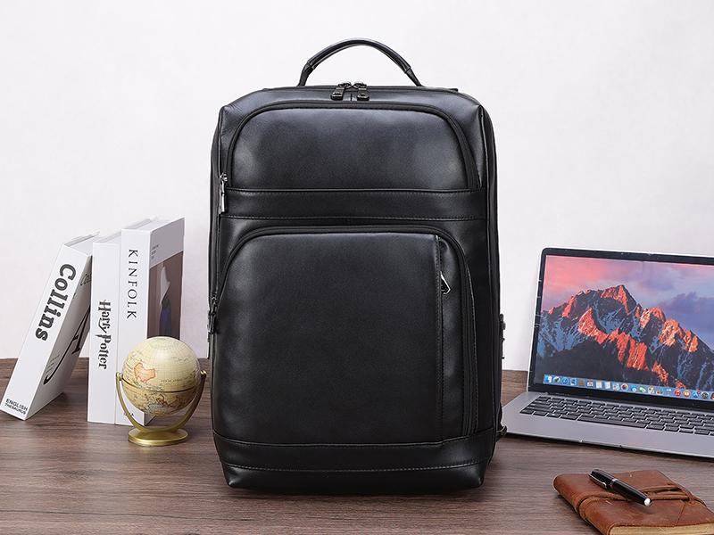 Amazon.com: Masa Kawa Black Leather Backpack Men, 16