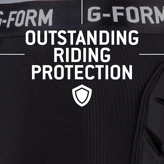 G-Form MX Short with Chamois - Padded, Breathable Protective Compression Shorts for MTB & Moto Sports