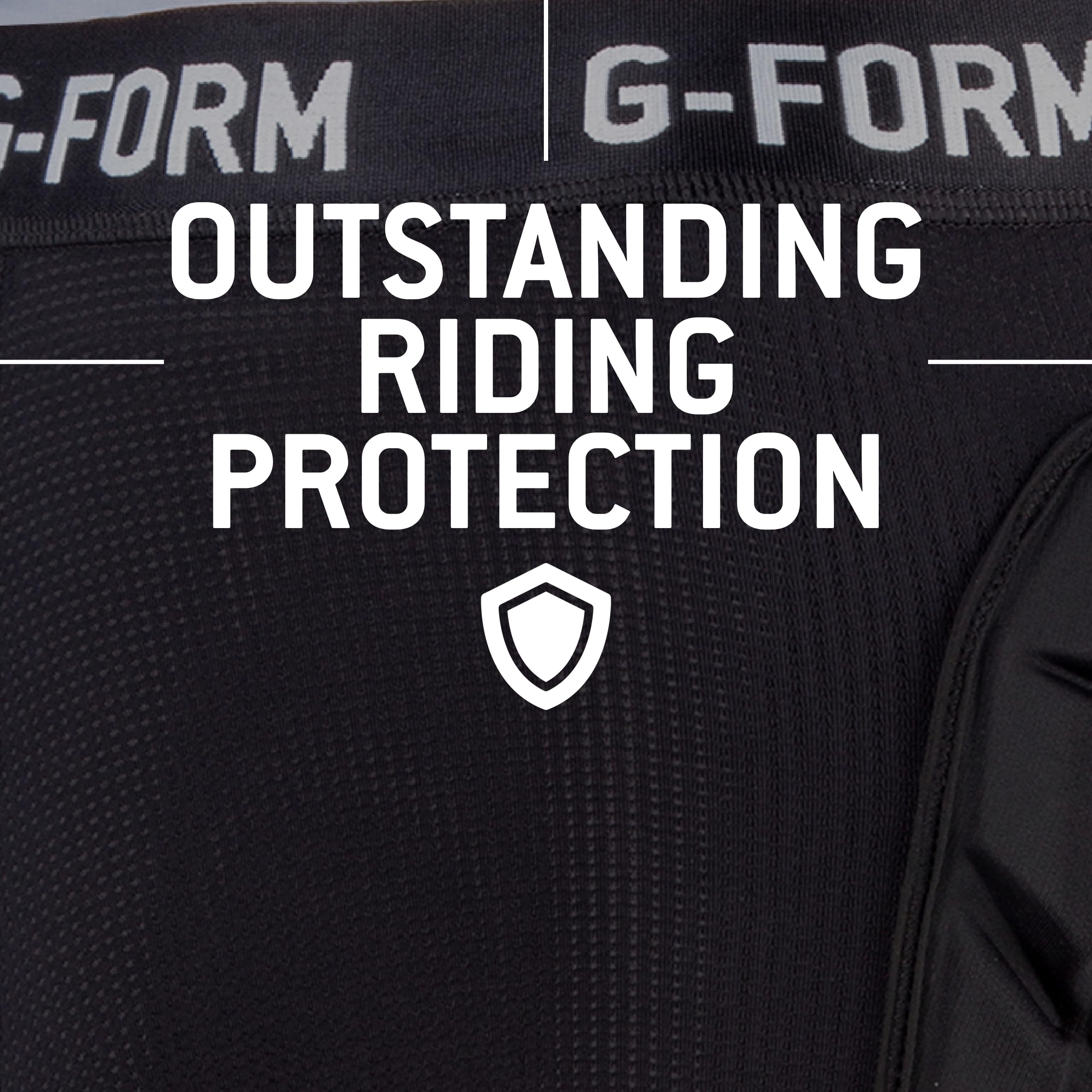 G-Form MX Short mit Chamois - Radlerhose für Herren - Sportlicher Schutzausrüstung für den Radfahren