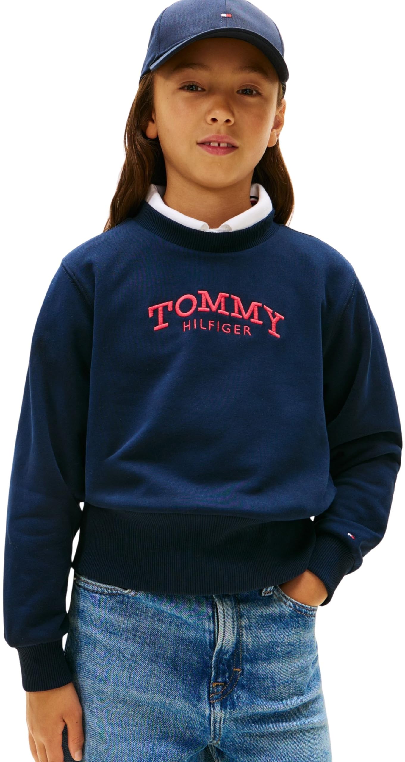 Tommy Hilfiger Mädchen Pullover-Sweatshirt