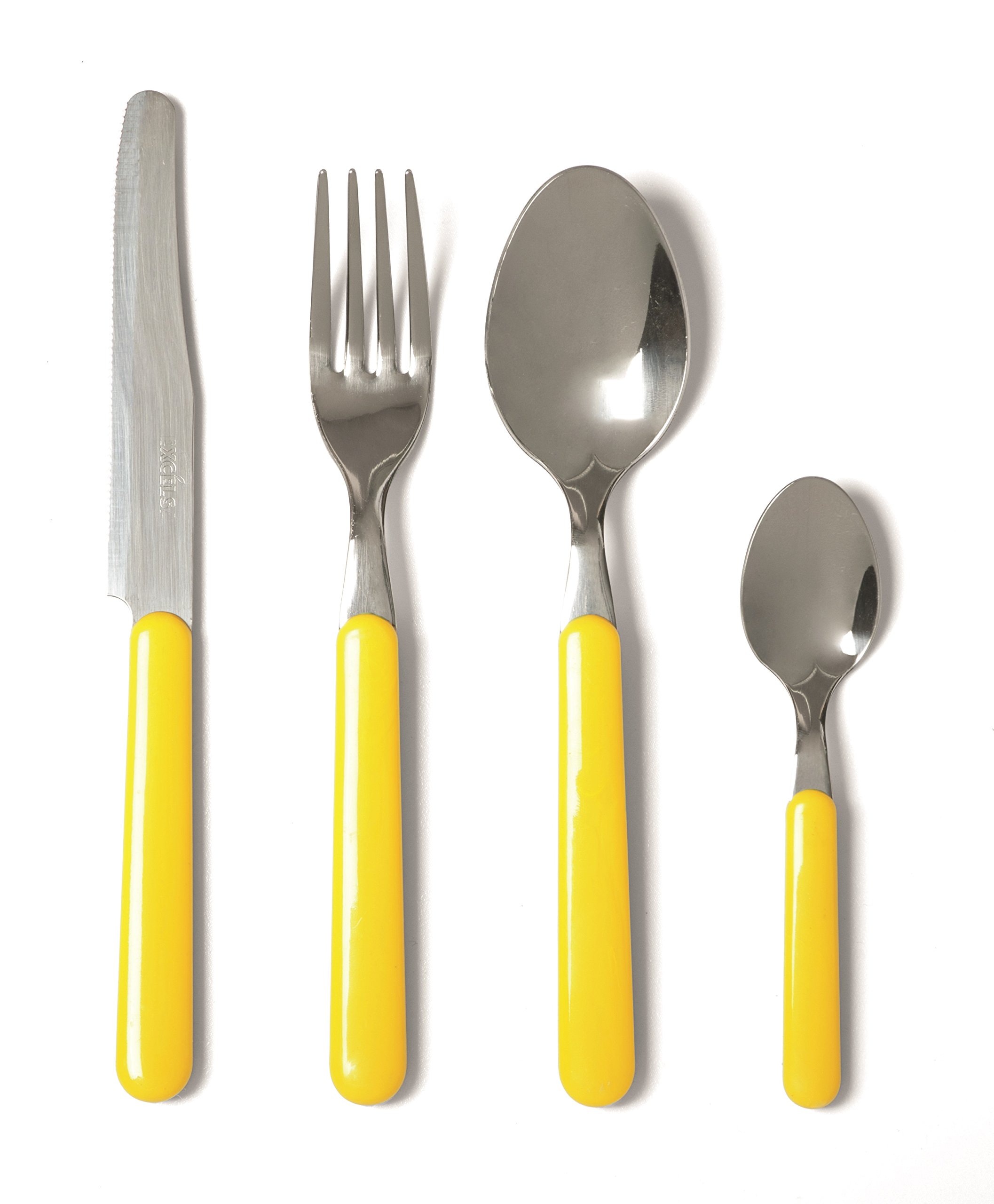 Excelsa Fashion Service 24-teilig, Edelstahl, Gelb