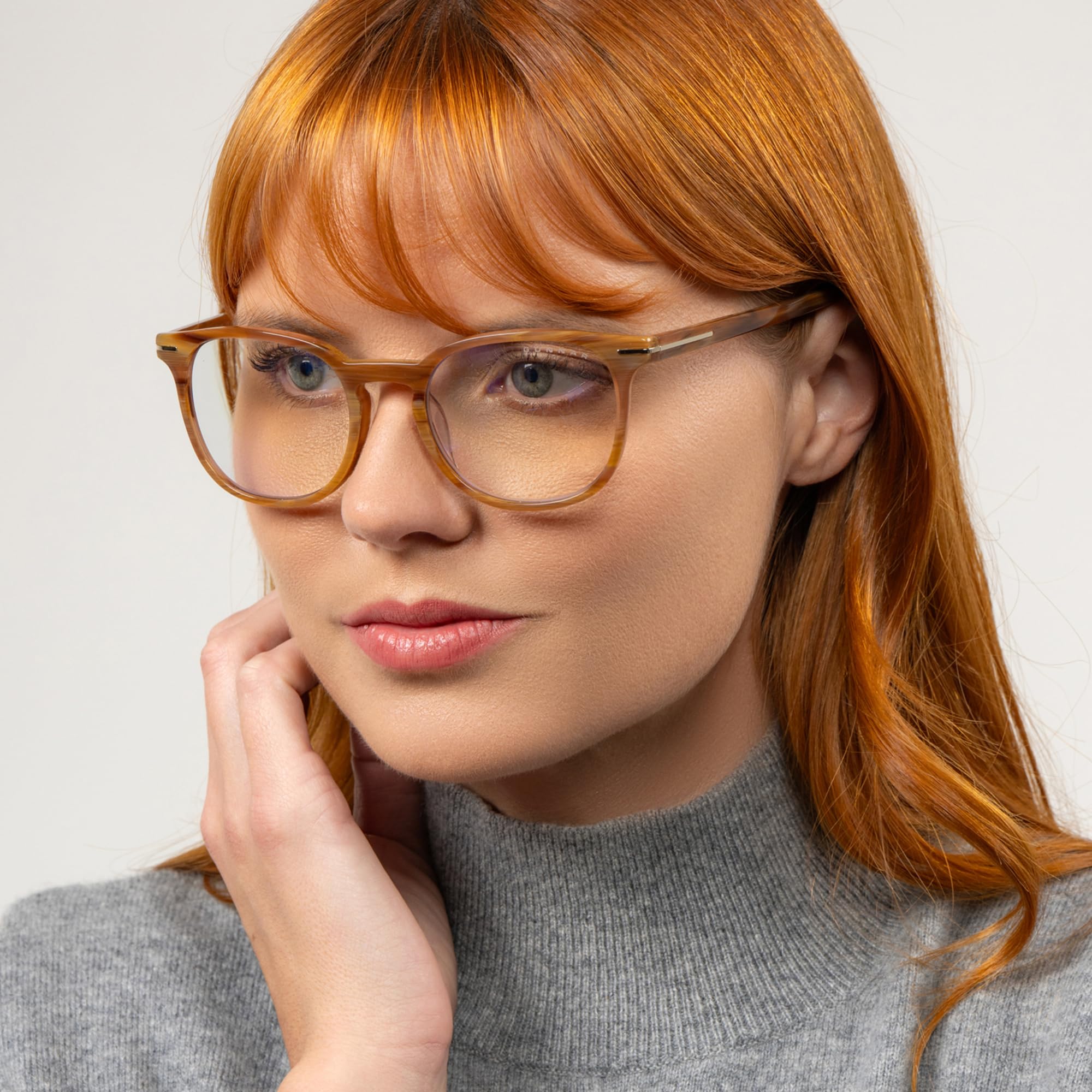 Gunnar Blaulichtfilter-Brille - Davis - Maple - Amber | Computer-/Gaming-Brille - Davis - Maple - Amber - 65 % Blaulicht- & 100 % UV-Schutz - Patentierte Technologie