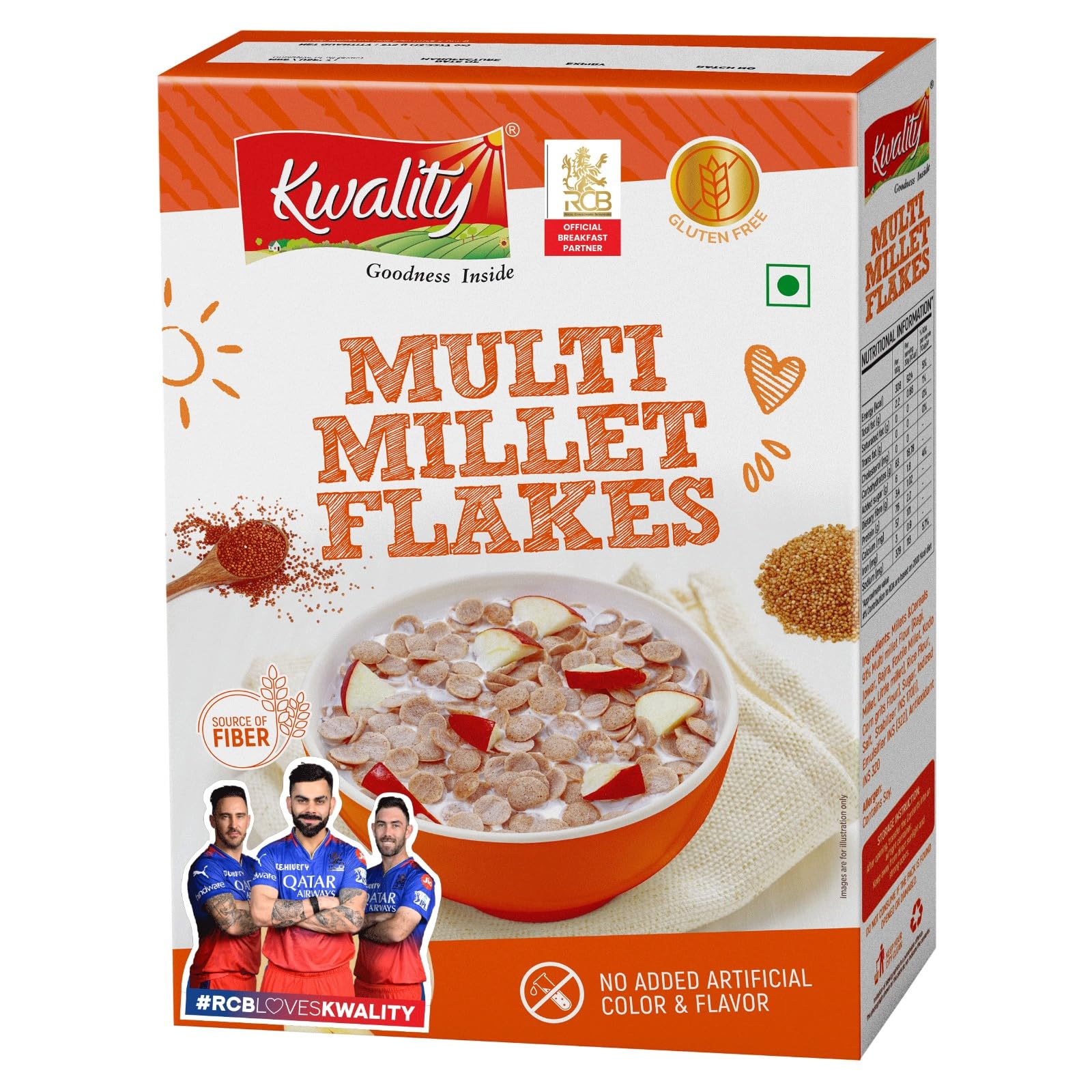 Kwality Multi Millet Flakes 375g | Gluten-Free Goodness | Essential Nutrients, Tasty & Nutritious Breakfast, Preservative-Free (B0CHS5LDML) Amazon Price History, Amazon Price Tracker