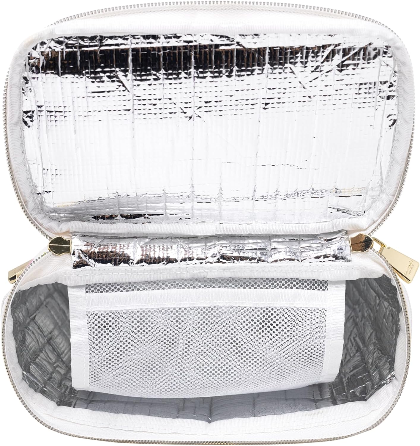 kate spade new york, Insulated Lunch Tote, Small Lunch Cooler, Cute Lunch Bag for Women, Striped Thermal Bag with Double Zipper Close and Carrying Handle (Invite Only) - Image 2