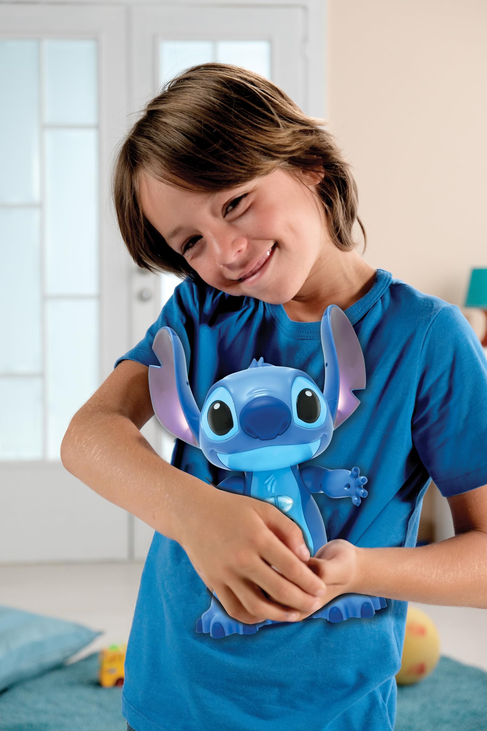 Lexibook Disney Stitch Interaktives Spielzeug Bilingue Englisch Deutsch Gestensteuerung Fernbedienung Blau STITCHi3
