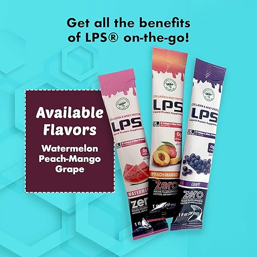 Miniatura 7 de LPS Suplemento líquido de colágeno y proteína de suero  Sin azúcar, sin colorantes, bebida sin OGM  Colágeno hidrolizado y péptidos de suero que