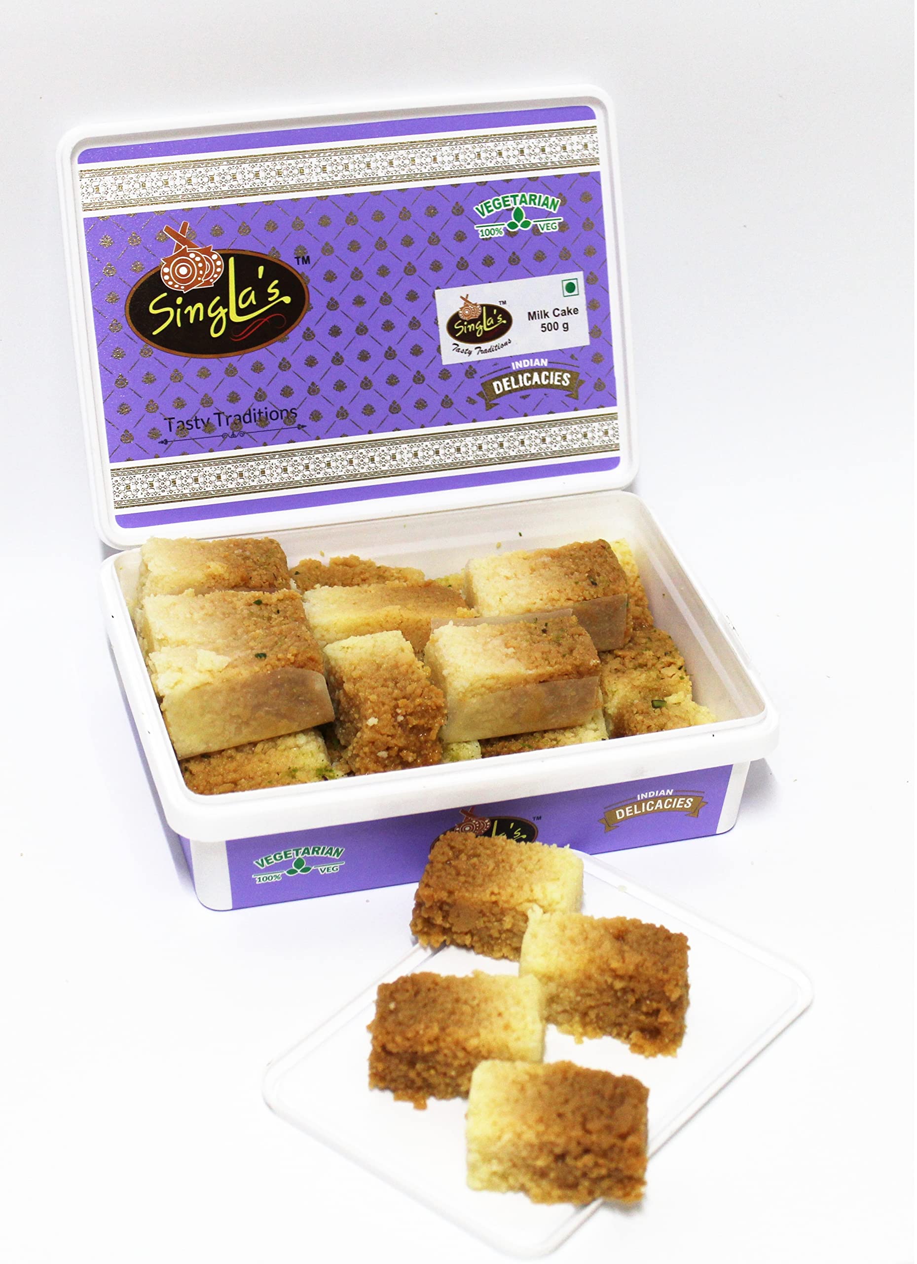 Singla Sweets Milk Barfi 500g tatsy Milk Cake (B0C5JN8X9W) Amazon Price History, Amazon Price Tracker