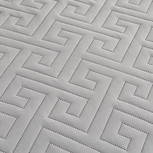 Miniatura 6 de Colchas extragrandes tamaño King de 128 x 120 pulgadas para cama extra grande y alta, tamaño California KingKing, edredón ligero y acolchado, 1