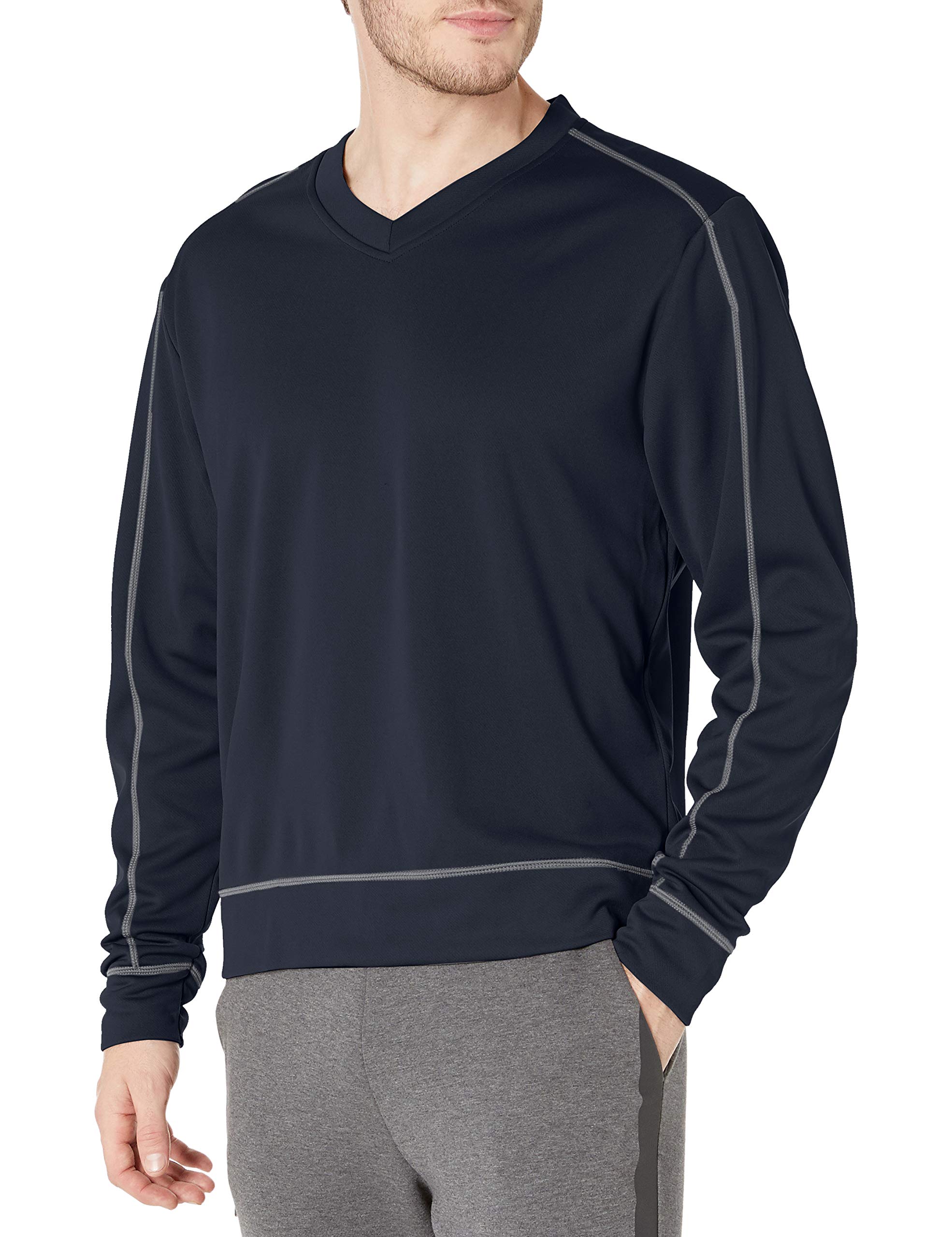 Cutter & BuckClique Men's Helsa Performance V-Neck, Dark Navy, XXX-Large