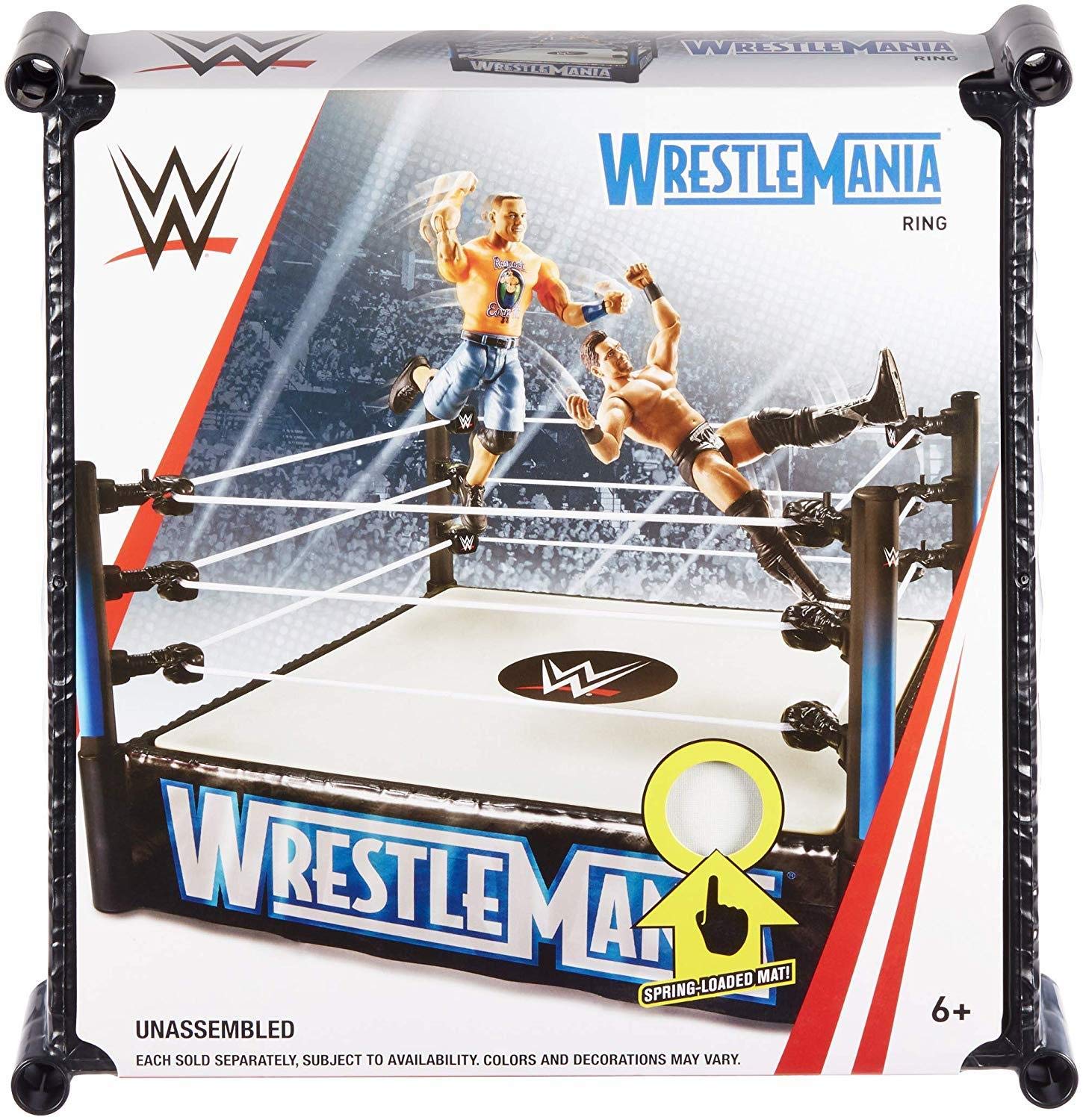 ＷＷＥ　プロレス　リング　マテル社　新品未開封 Amazon.co.jp: WWE レスルマニアリング : おもちゃ