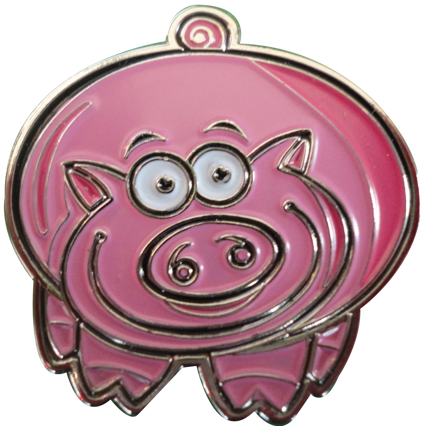 Piggie Golf Ball Marker and Hat Clip