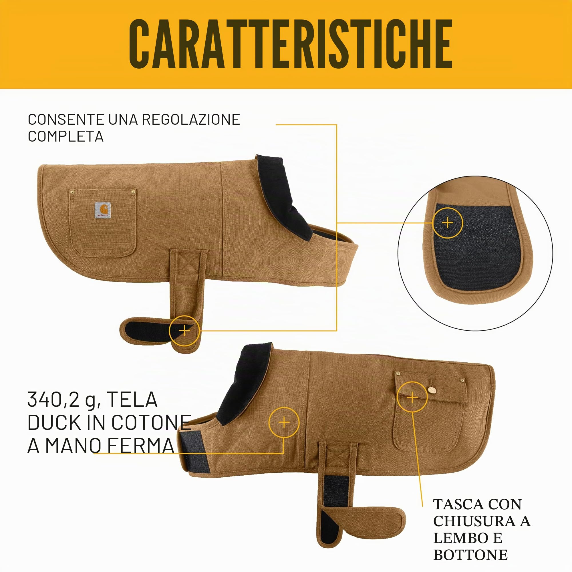 Carhartt Cappotto Chore, Marrone Carhartt, S