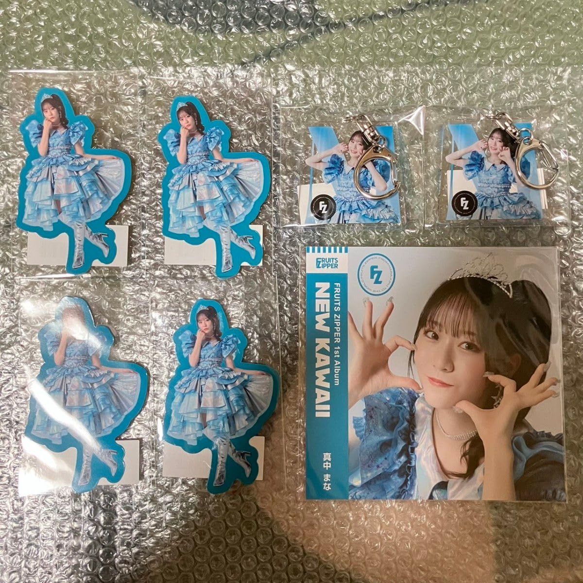 FRUITS ZIPPER ラッフルくじ　真中まな　チェキ　ステージ衣装 FRUITSZIPPER ラッフル真中まな セミコンプセット FRUITS ZIPPER