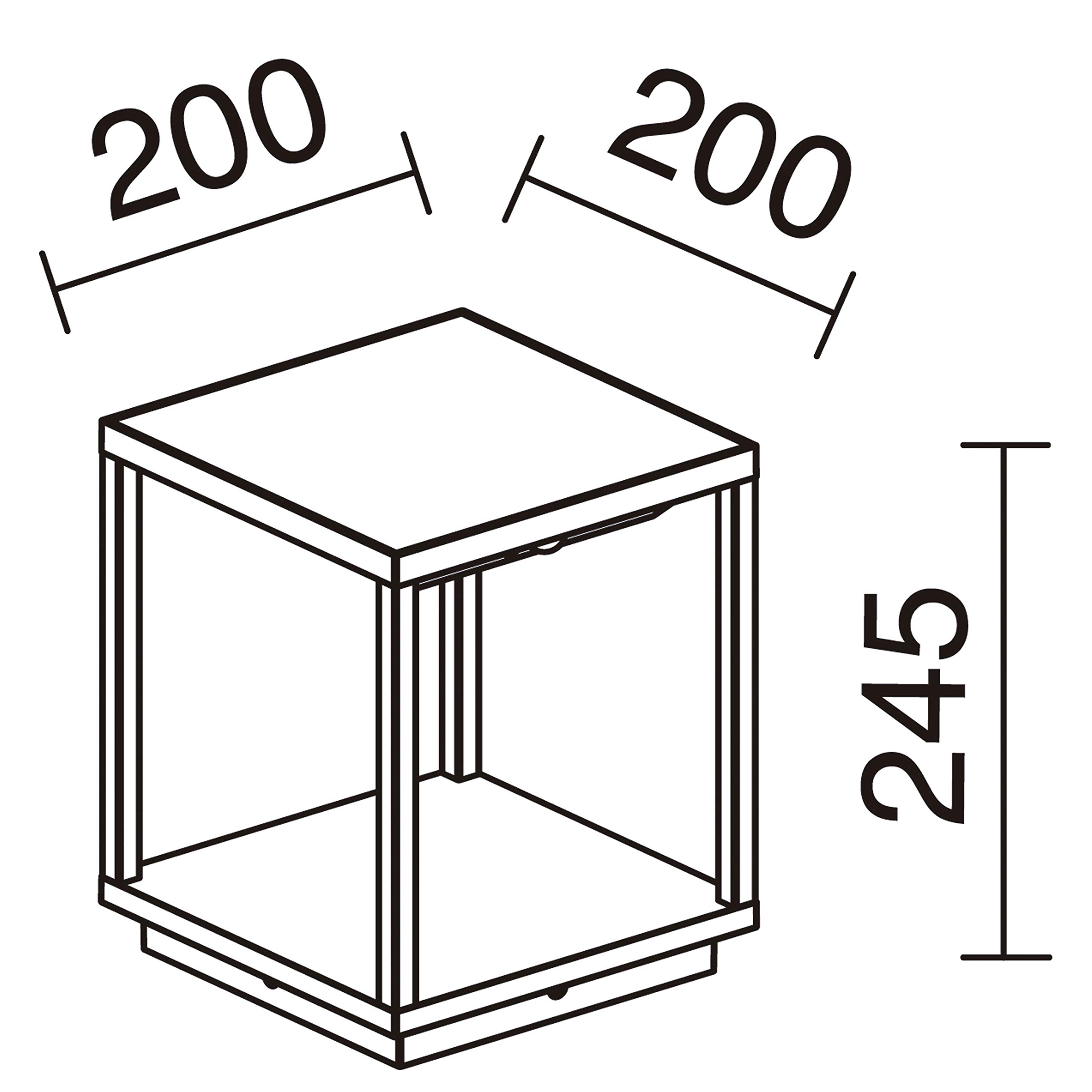 Lámpara SOLEI Antracita 20x20x24,5cm | LED SMD, Recargable Solar, Portátil Exterior IP54, Mesa o Suelo, Terrazas Porches Jardín Residencias Hoteles