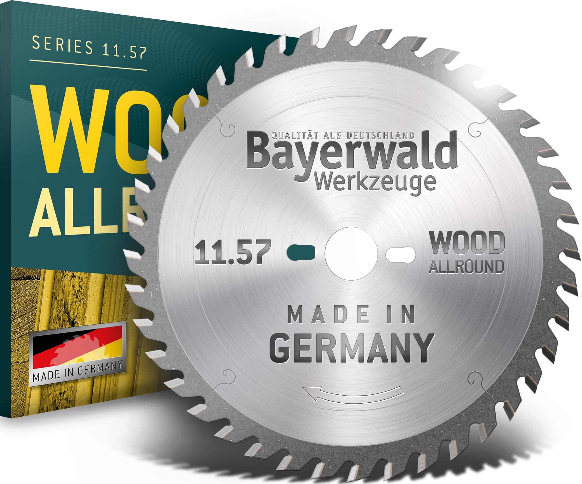Bayerwald - HM brzeszczot do piły tarczowej - Ø 160 mm x 2,2 mm x 20 mm | ząb zmienny (48 zębów) | Otwory dodatkowe: TS 55 + TSC 55 + ATF 55 + AP 56 | mała szerokość cięcia, idealna do piły tarczowej akumulatorowej