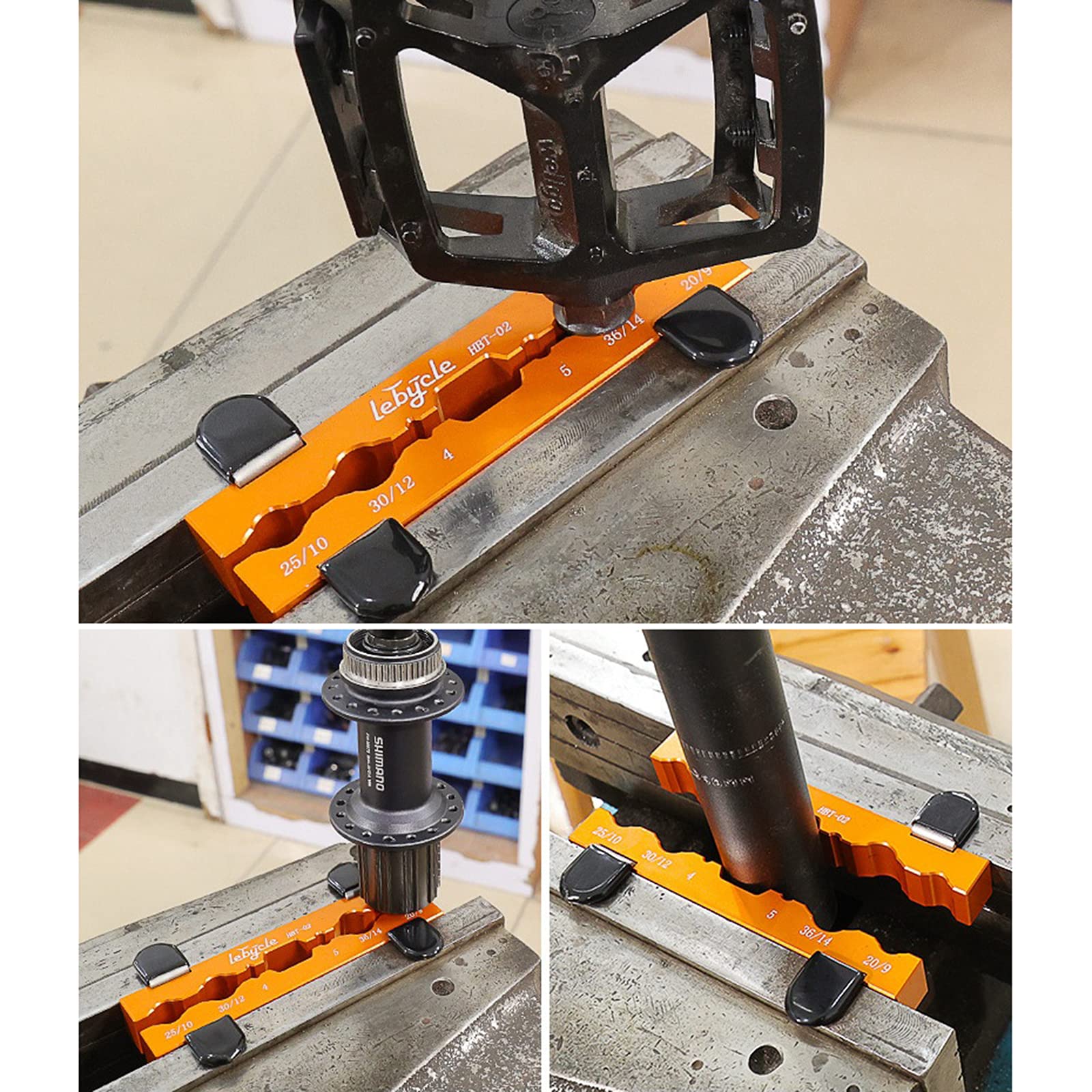 Buy OFKLADE Axle Spindle Vise Insert MultiGroove Clamp Hub Bench Vise Jaw Repair Tool Online at