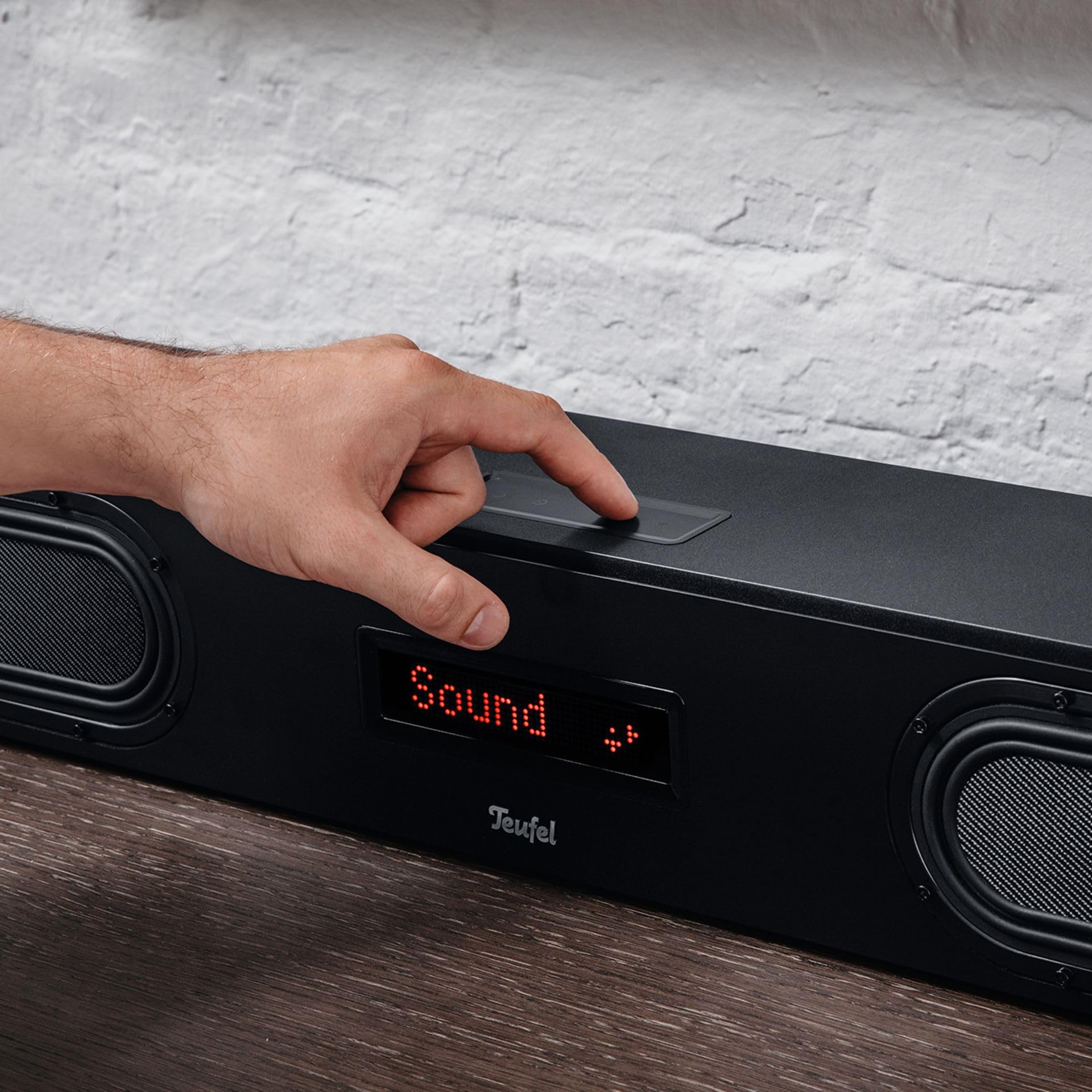 Teufel CINEBAR Ultima Streaming - Soundbar mit Streamer | WLAN-Netzwerkplayer, Kabellos, LAN, Integriertes Subwoofer System, Multiroom Funktion - schwarz