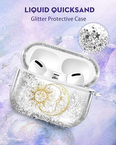 Miniatura 3 de Kokaaee Funda para Airpod Pro bonita para niñas, Star Moon