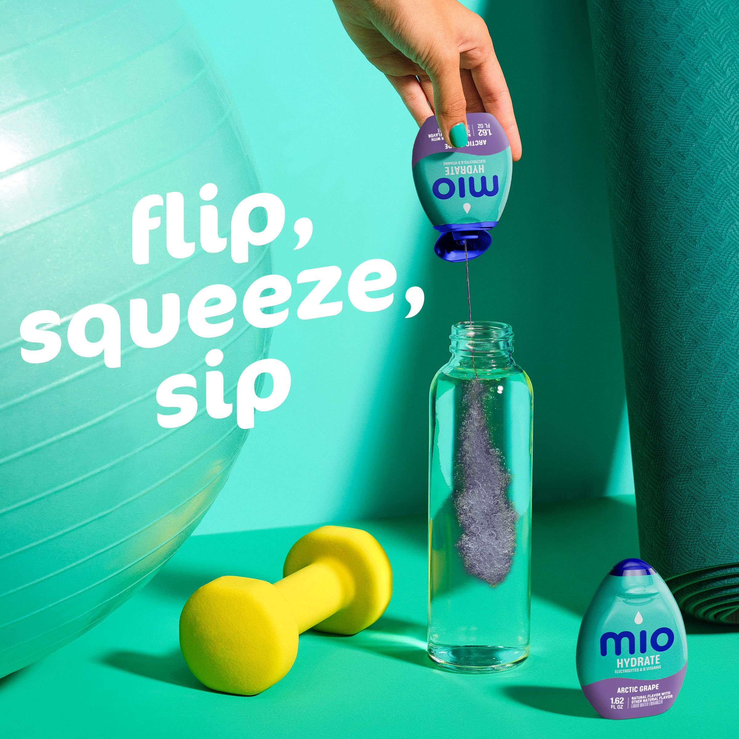 mio Hydrate Arctic Grape Flavored with other natural flavor Liquid Water Enhancer, 1.62 fl oz Bottle