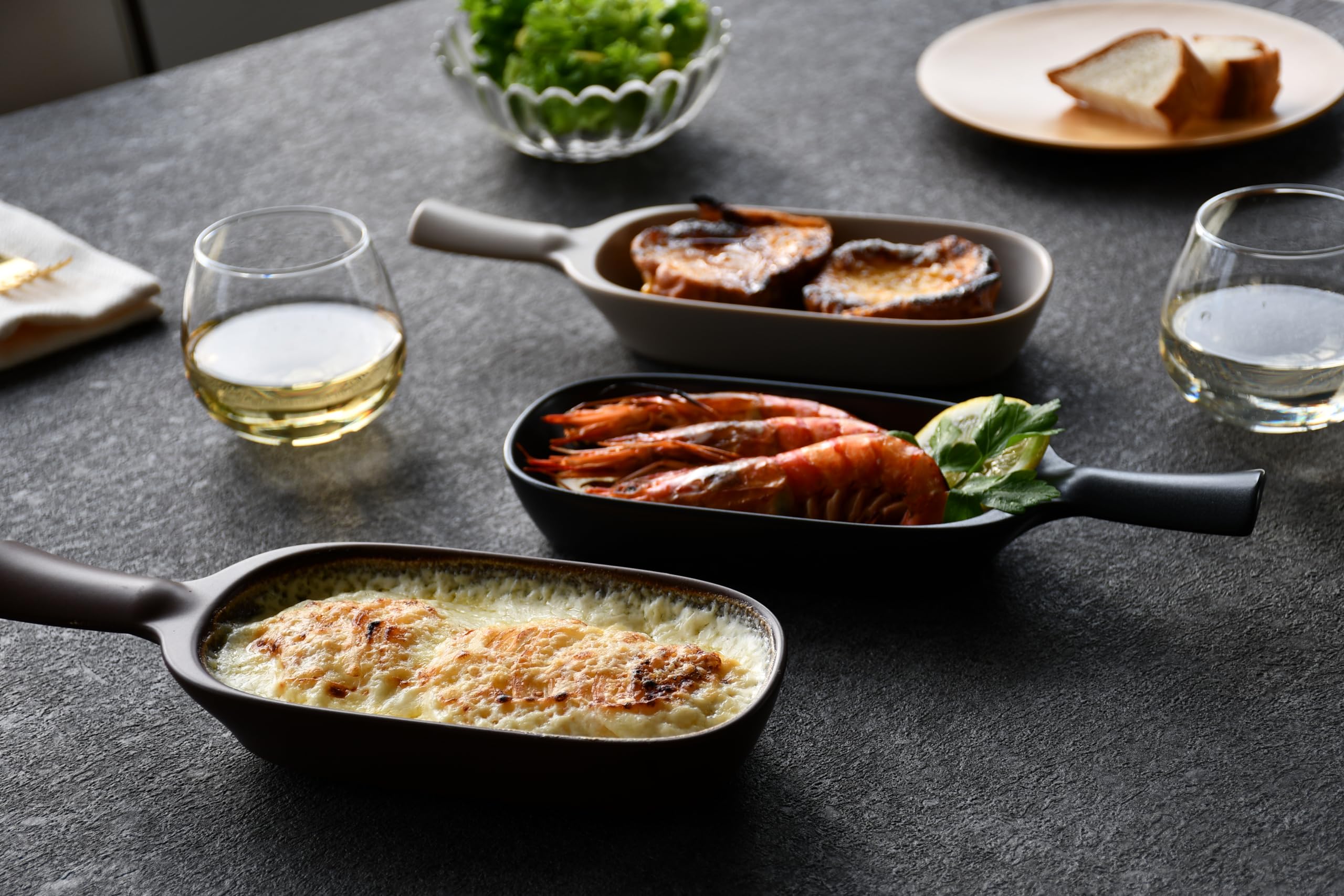 Amazon｜クリヤマ 魚焼きグリルで使えるグラタン皿 グリルディッシュ