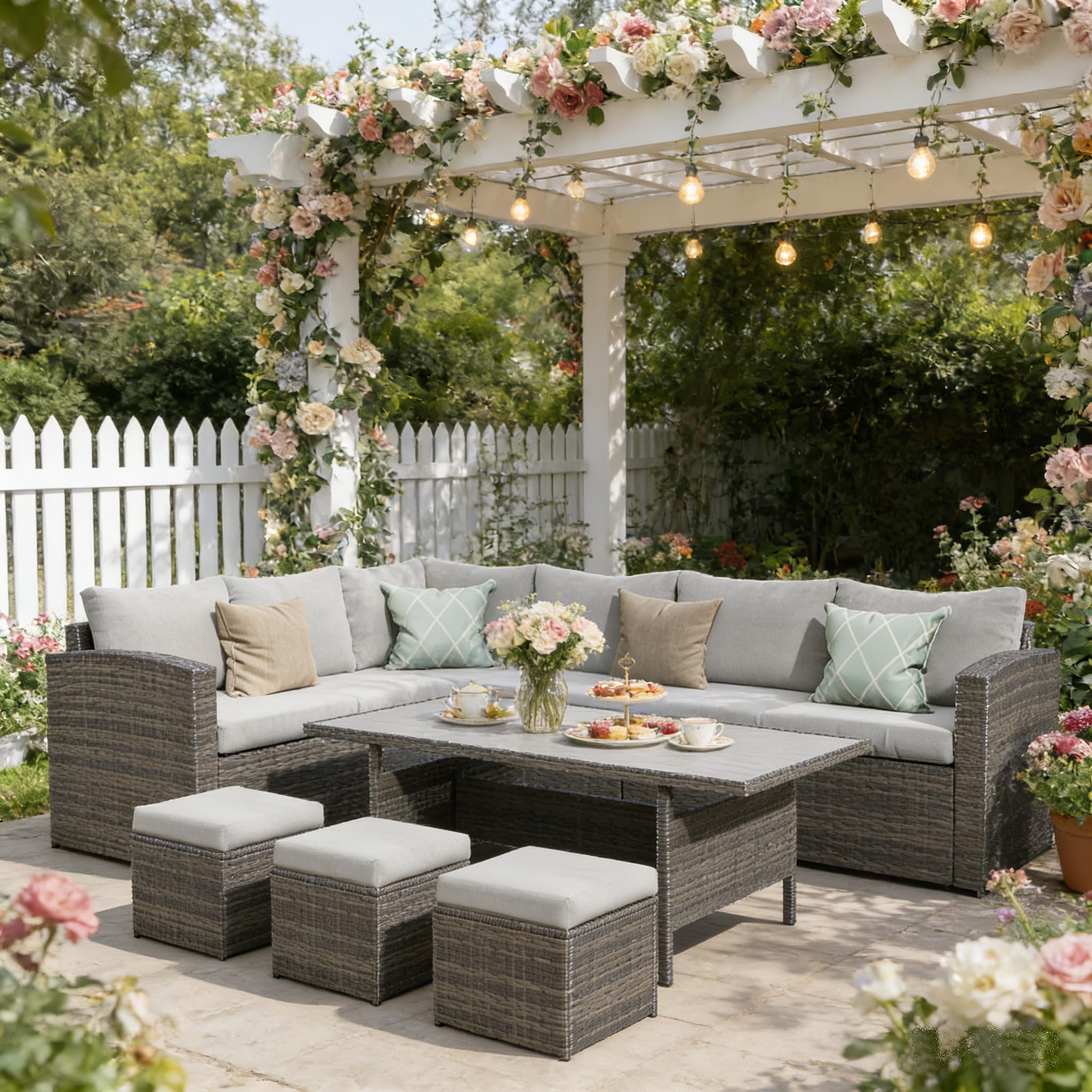 Wisteria Lane 7 Piece Patio Furniture Set