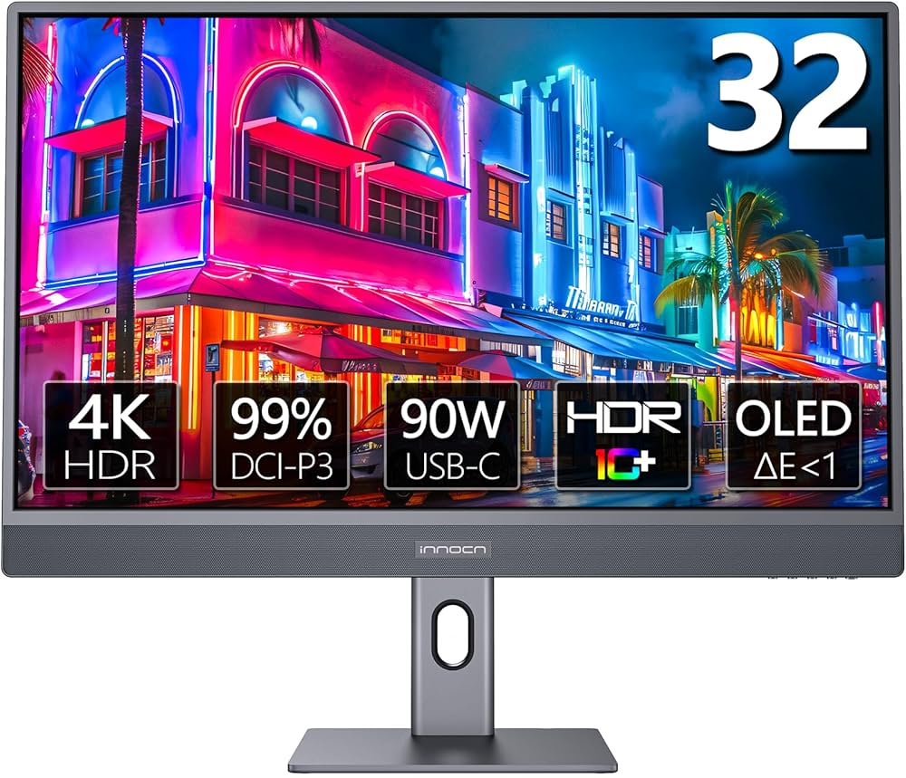 4K OLEDモニター　INOCCN 32インチ Amazon.co.jp: INNOCN 32インチ OLED 4K PCモニター Mac mini MacBook