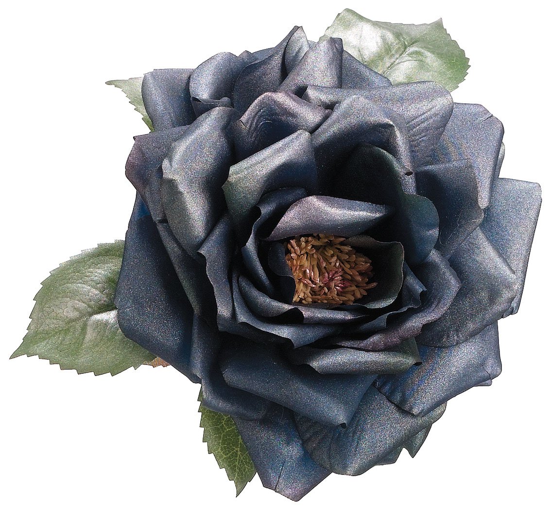 Charisma Open Rose Artificial Flower Hair Clip/Pin Brooch