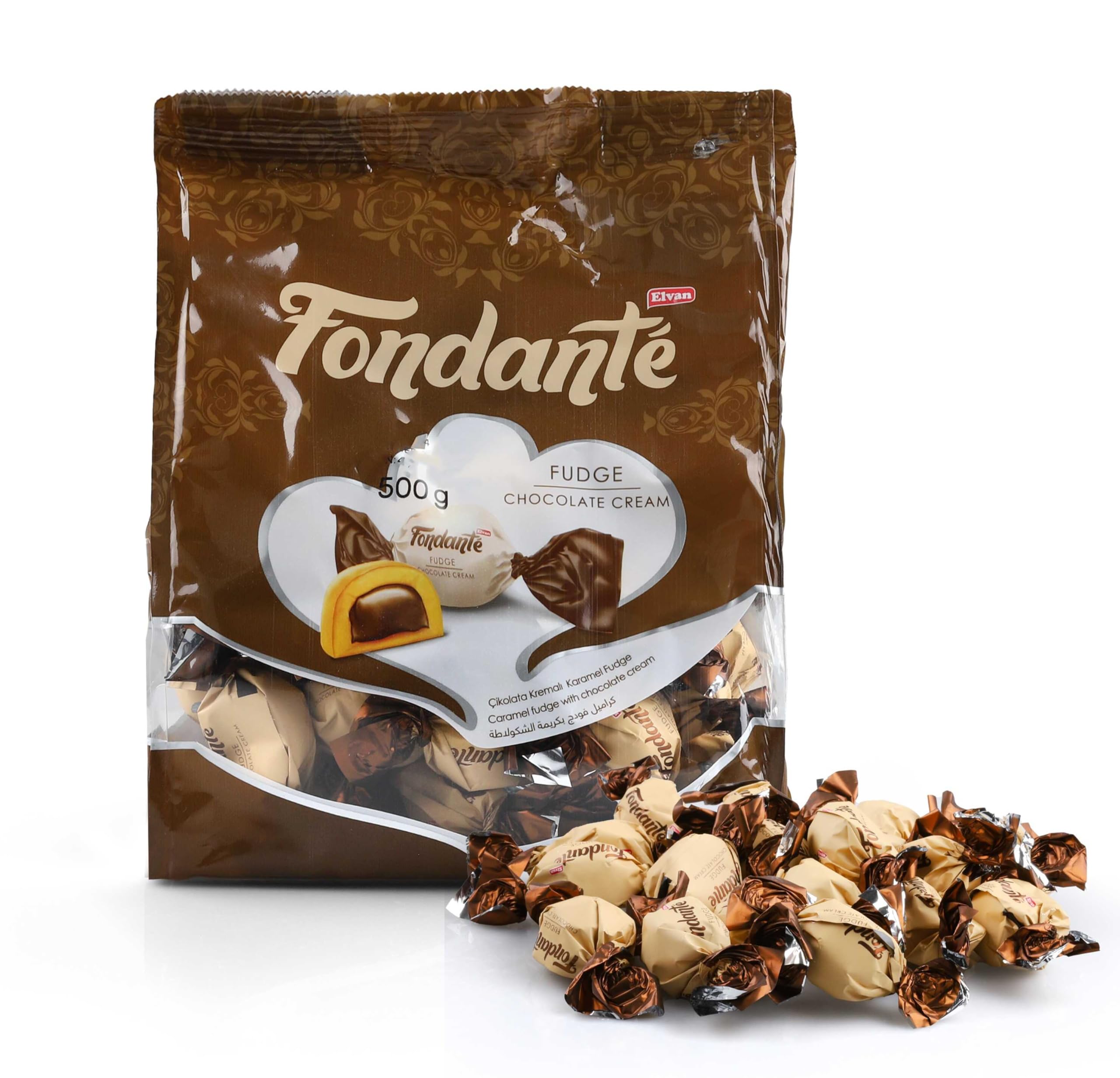 Fondante Elvan CaRAMel Chocolate Cream Fudge, 500 gm