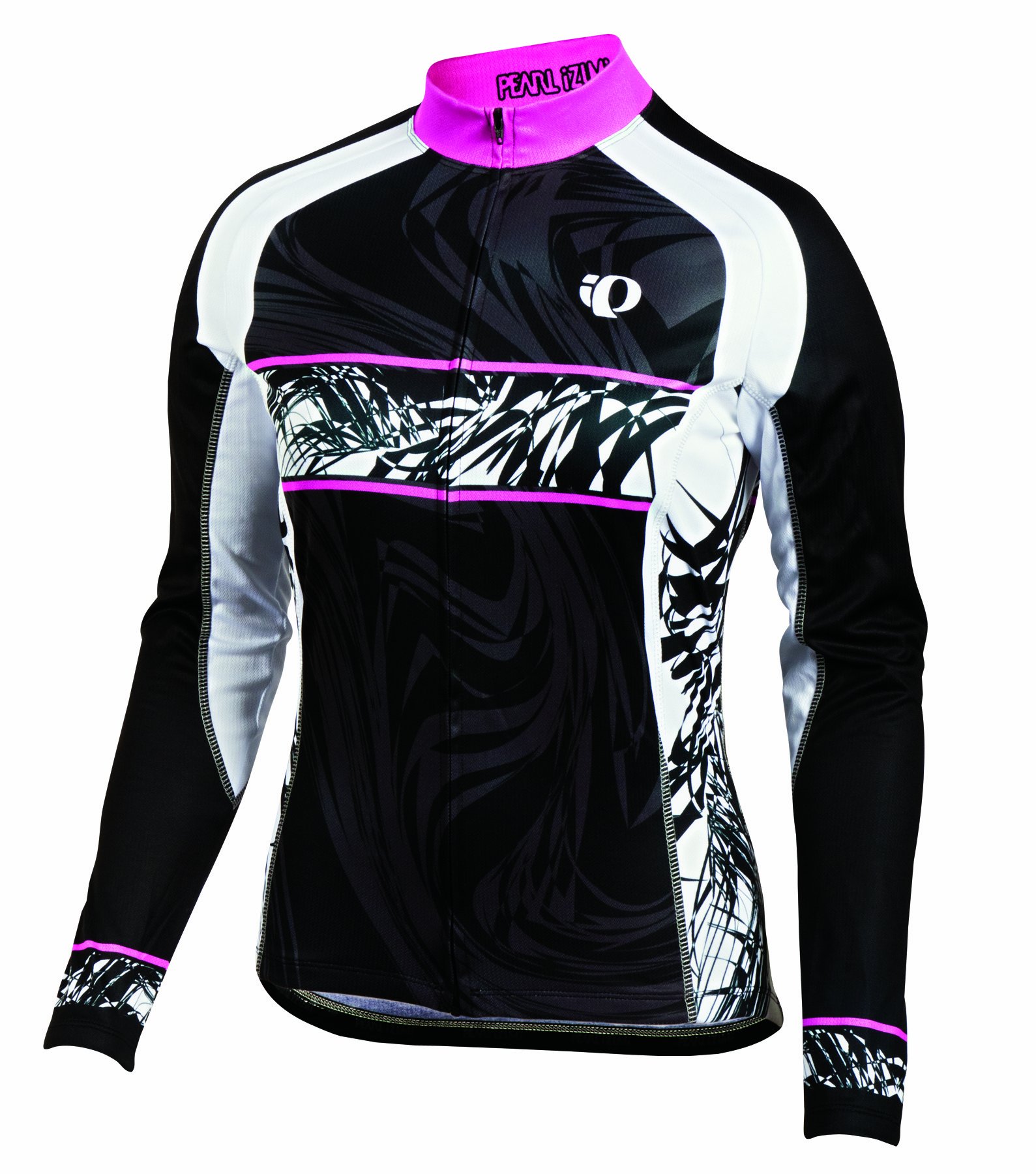 PEARL IZUMI Women's Elite Thermal Ltd Jersey,Black Splash,Medium