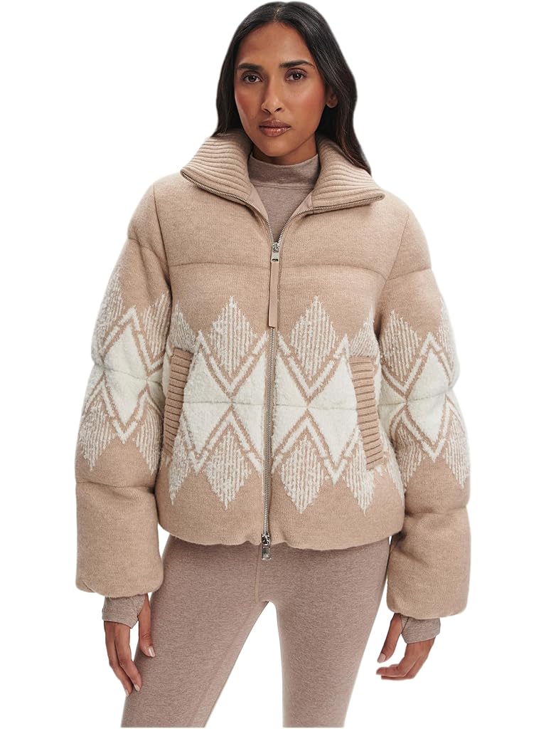 Taupe Varley Belinda Knit Puffer