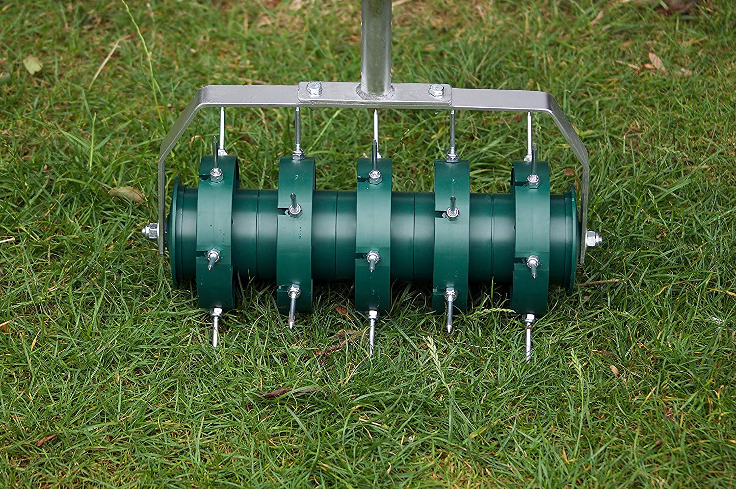 Buy Osaava Manual Rolling Lawn Aerator 18inch Garden Yard Rotary Push