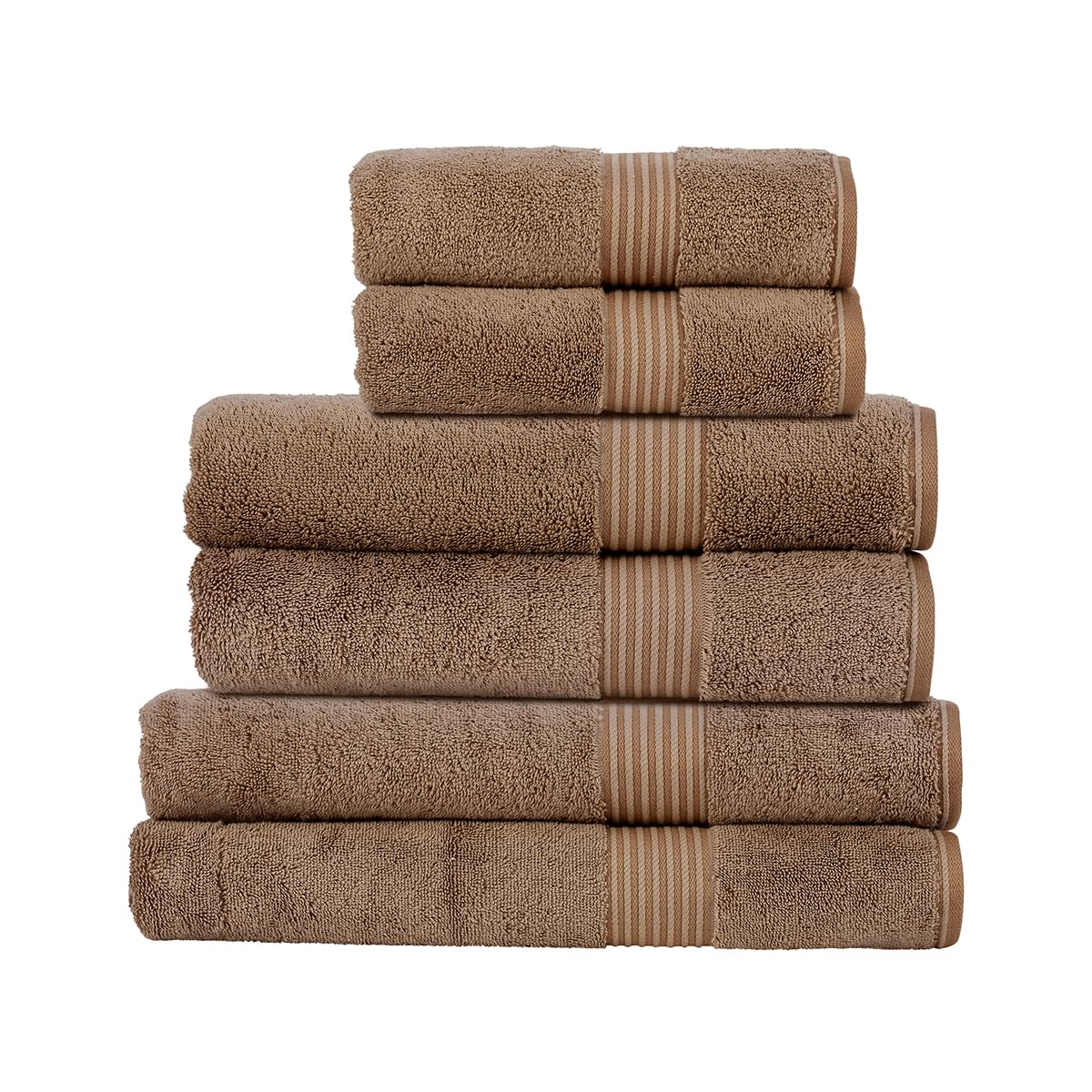 Christy Supreme Hygro 2 Hand Towels Set | Blush Pink | 100% Luxury Supima Cotton | Ultra Soft | Super Absorbent | 650GSM | Plush and Long Lasting — view 48