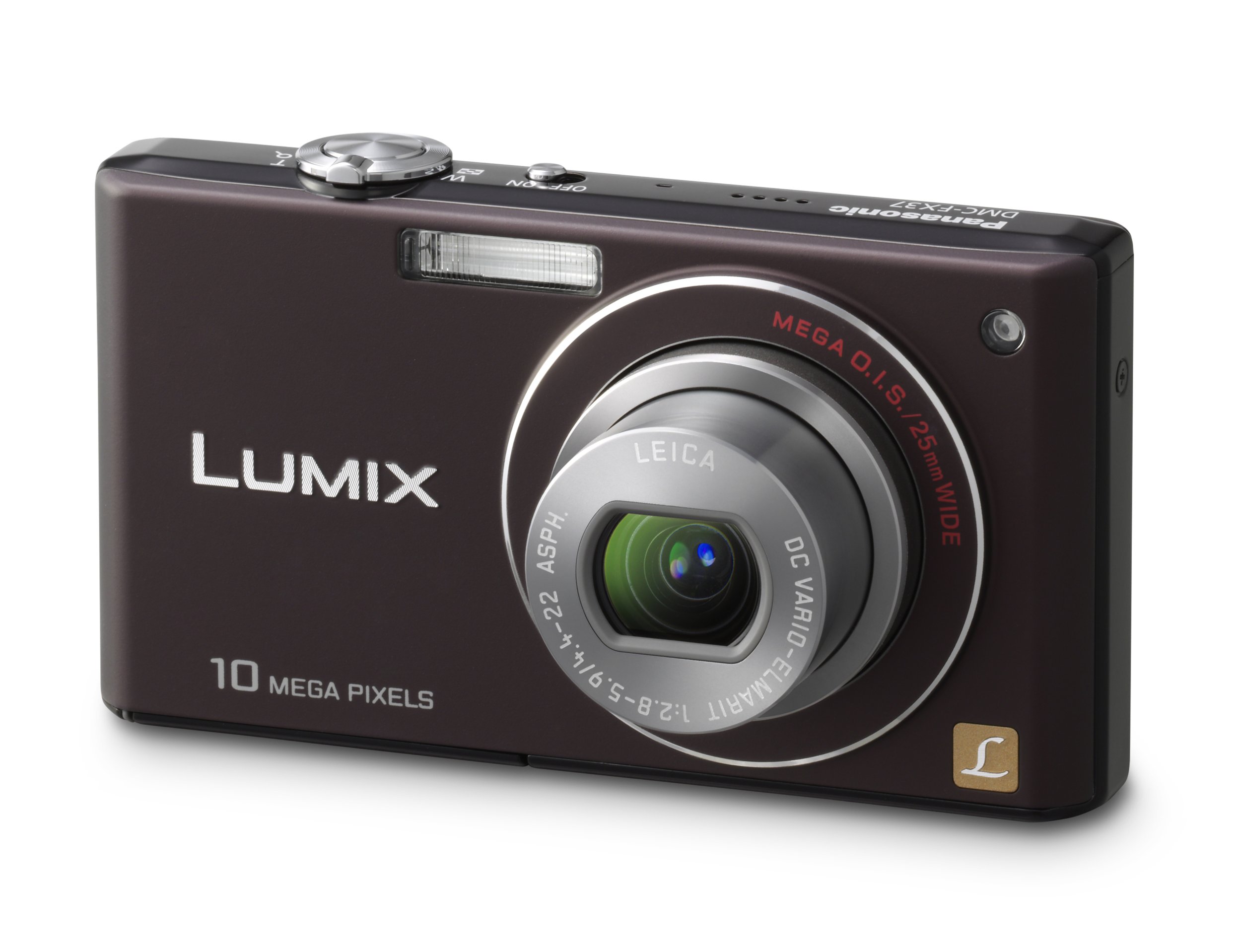 Panasonic Lumix DMC-FX37 Digital Camera (10 Megapixels, 5-Way Opt