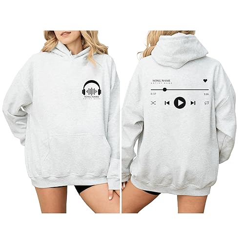 Custom Song Name Sweatshirt or Hoodie, Music Lover Sweatshirt, Custom
