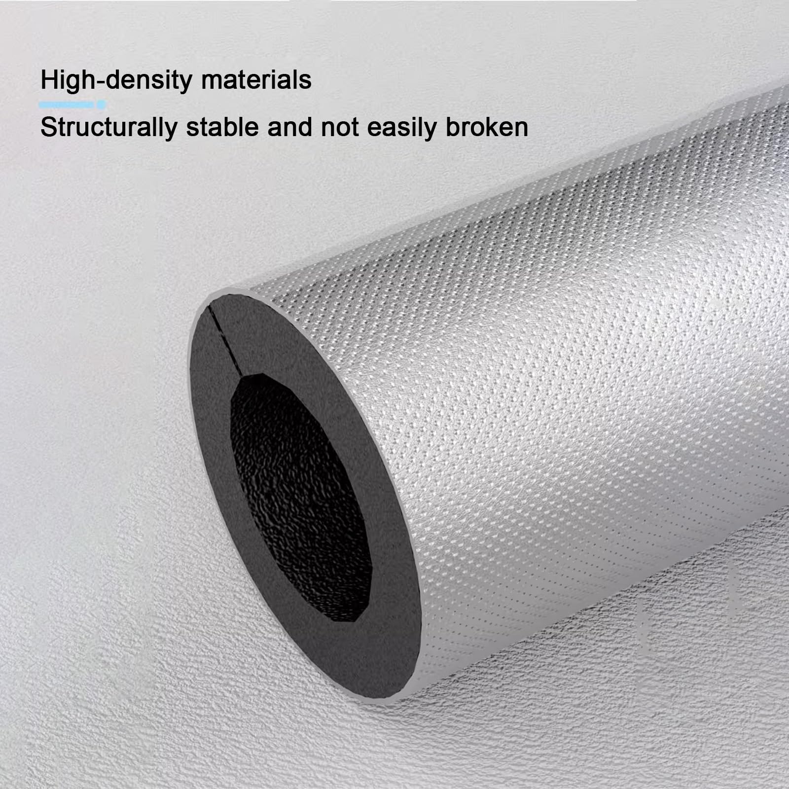 Precortado Coquilla Aislante, Papel de Aluminio Tubo Espuma Aislante, Protección contra Congelamiento Tubo Di Protezione Dal Calore, para Grifo, Exterior de Invierno, Rociador(11.0cm/4.3in)