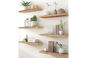 Natural Shelves: Embracing the Simplicity of Floating Shelves