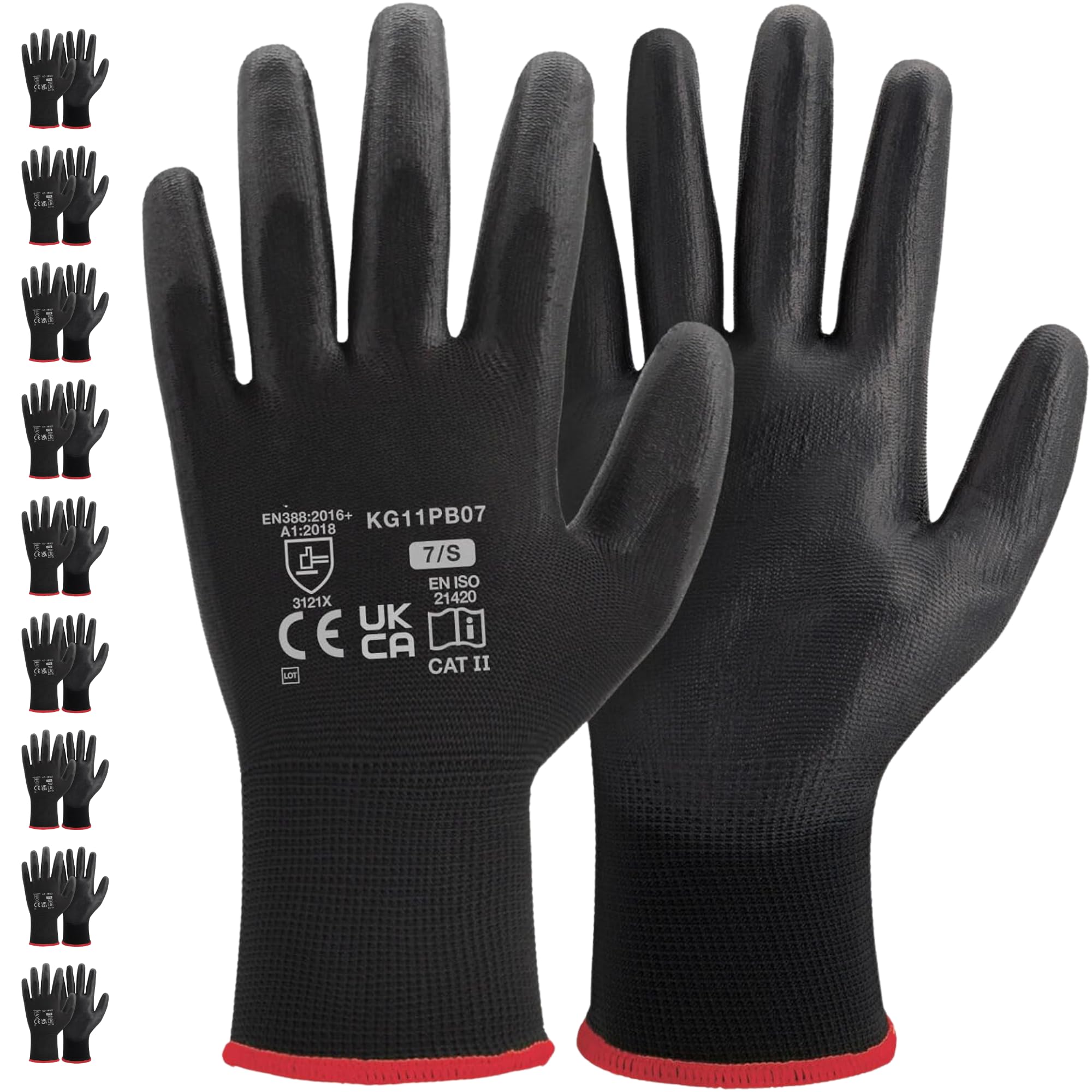 F8wares Kitchen Working Gloves F8WARES Pack Of 16-Inch Long Rubber