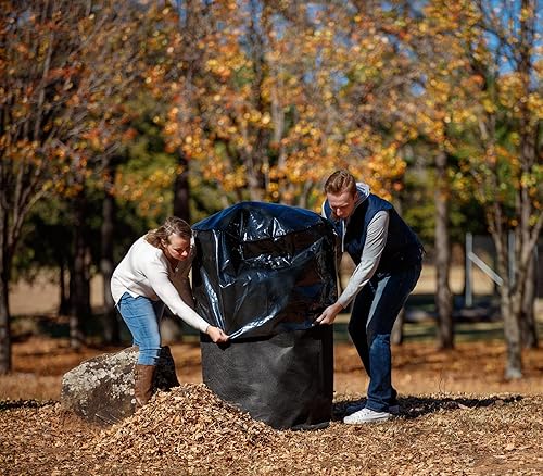 Miniatura 4 de Smart Pot s Compost Sak Contenedor de compostaje de tela con cubierta ajustada de plástico